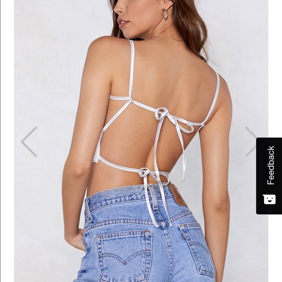 Silk crop top - Picture 2 of 2